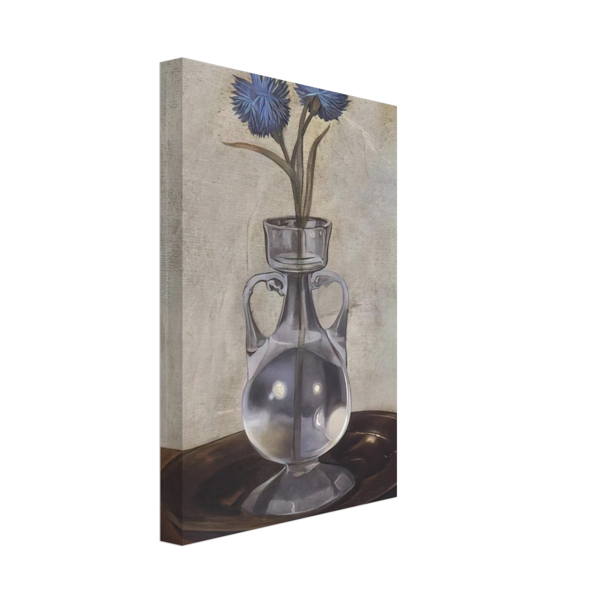Salvador Dali - THE VASE OF CORNFLOWERS Canvas - 70x100 cm / 28x40 inches-canvas
