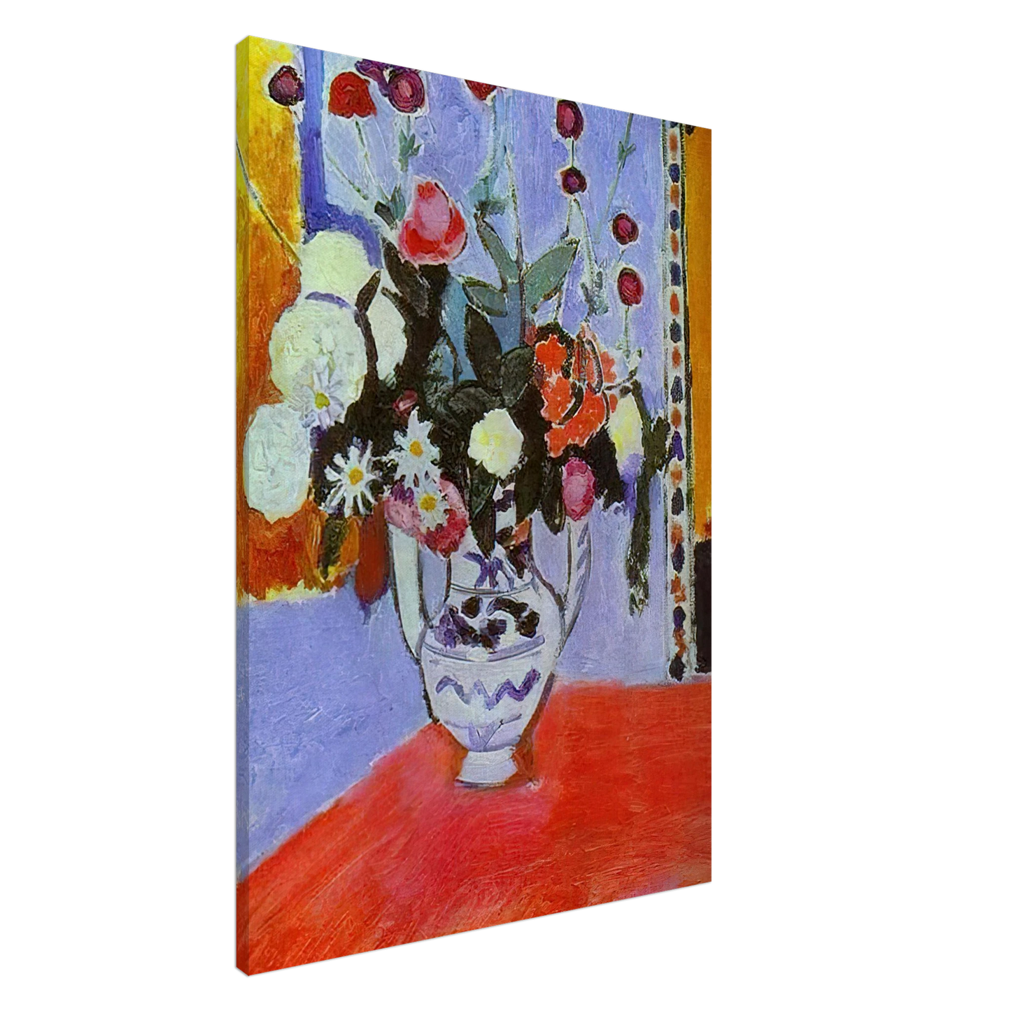 Henri Matisse - A BUNCH OF FLOWERS 1907 Canvas - 20x30 cm / 8x12 inches-canvas