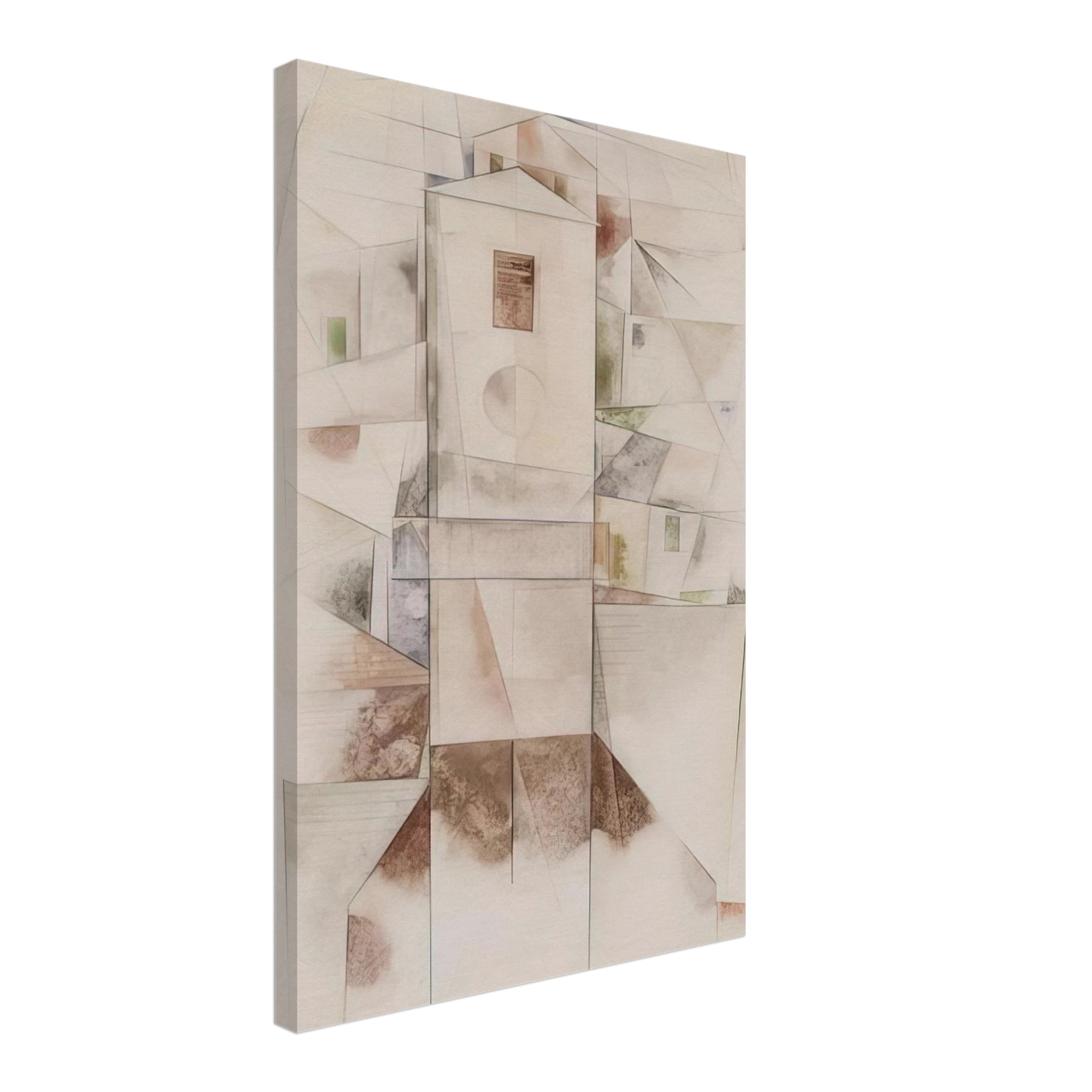 Charles Demuth - White Architecture - 1917 Canvas - 40x60 cm / 16x24 inches-canvas