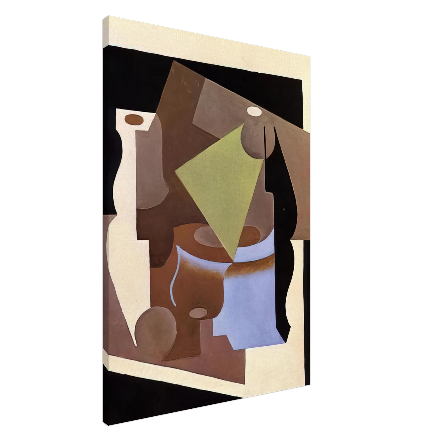 Juan Gris - STILL LIFE WITH LAMP 1919 Canvas - 20x30 cm / 8x12 inches-canvas