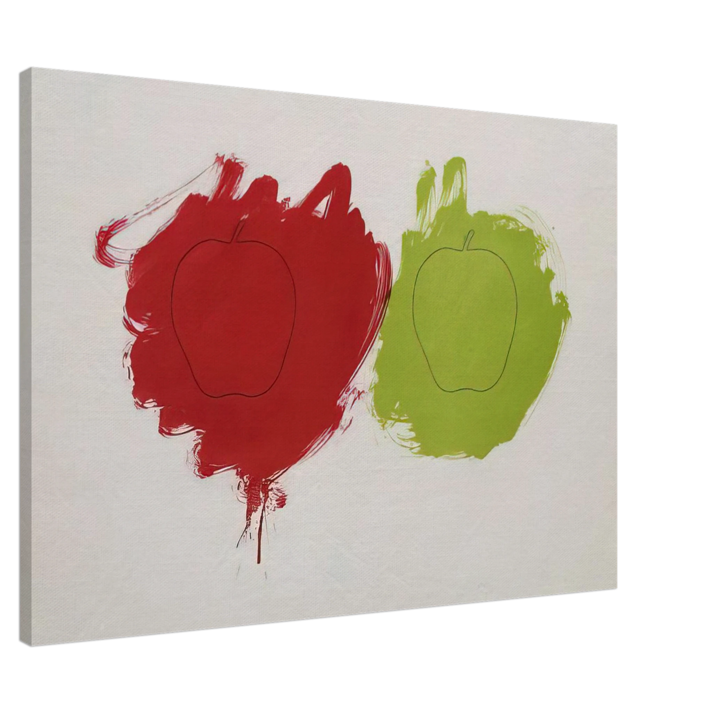 Billy Apple - Cut - 1964 Canvas - 20x30 cm / 8x12 inches-canvas