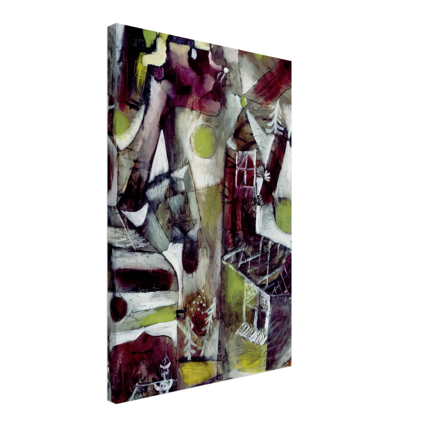 Paul Klee - SWAMP LEGEND 1919 Canvas - 40x60 cm / 16x24 inches-canvas