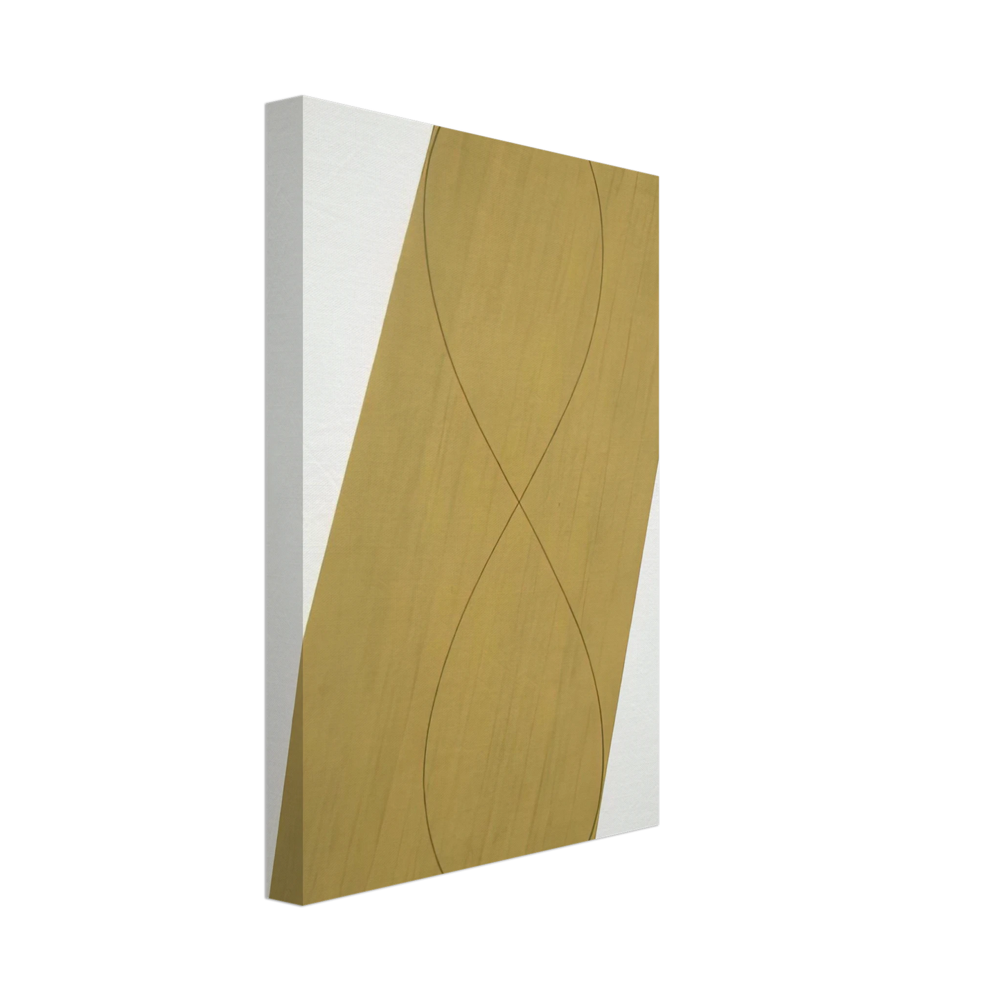 Robert Mangold - STUDY ATTIC SERIES VIII 1990 Canvas - 40x60 cm / 16x24 inches-canvas