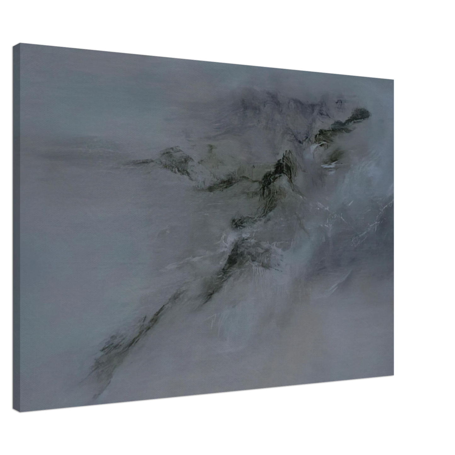 Zao Wou-Ki - 28 10 2001 2001 Canvas - 20x30 cm / 8x12 inches-canvas