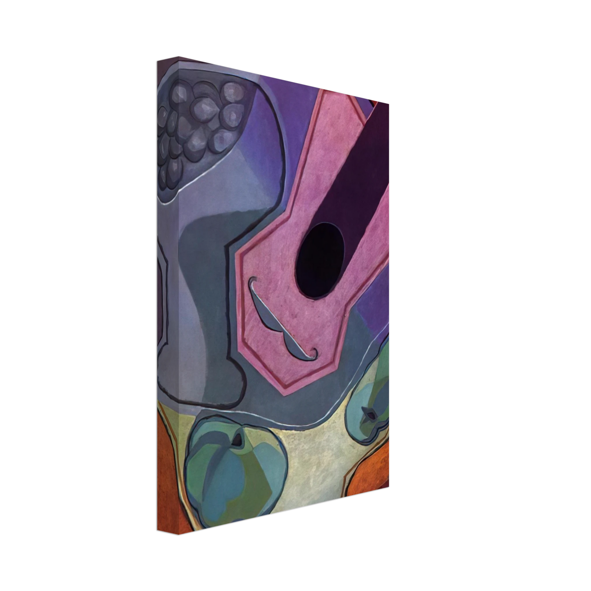 Juan Gris - VIOLIN WITH FRUIT 1924 Canvas - 70x100 cm / 28x40 inches-canvas