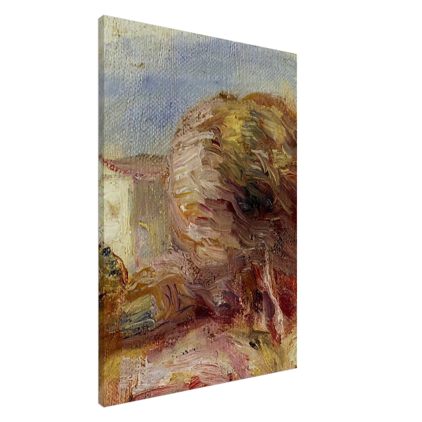 Pierre-Auguste Renoir - La Poste at Cagnes Canvas - 20x30 cm / 8x12 inches-canvas