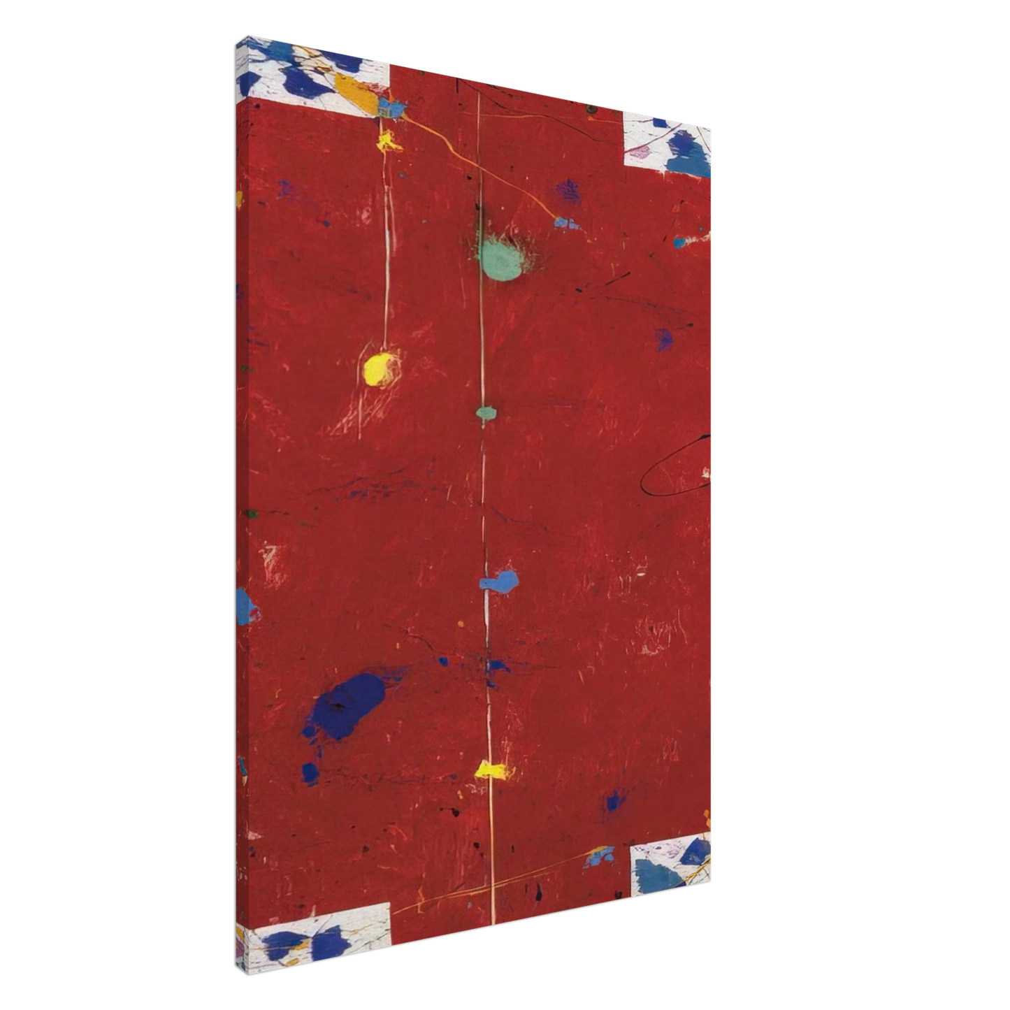 Sam Francis - Untitled  EXP SF 56-04  Canvas - 20x30 cm / 8x12 inches-canvas
