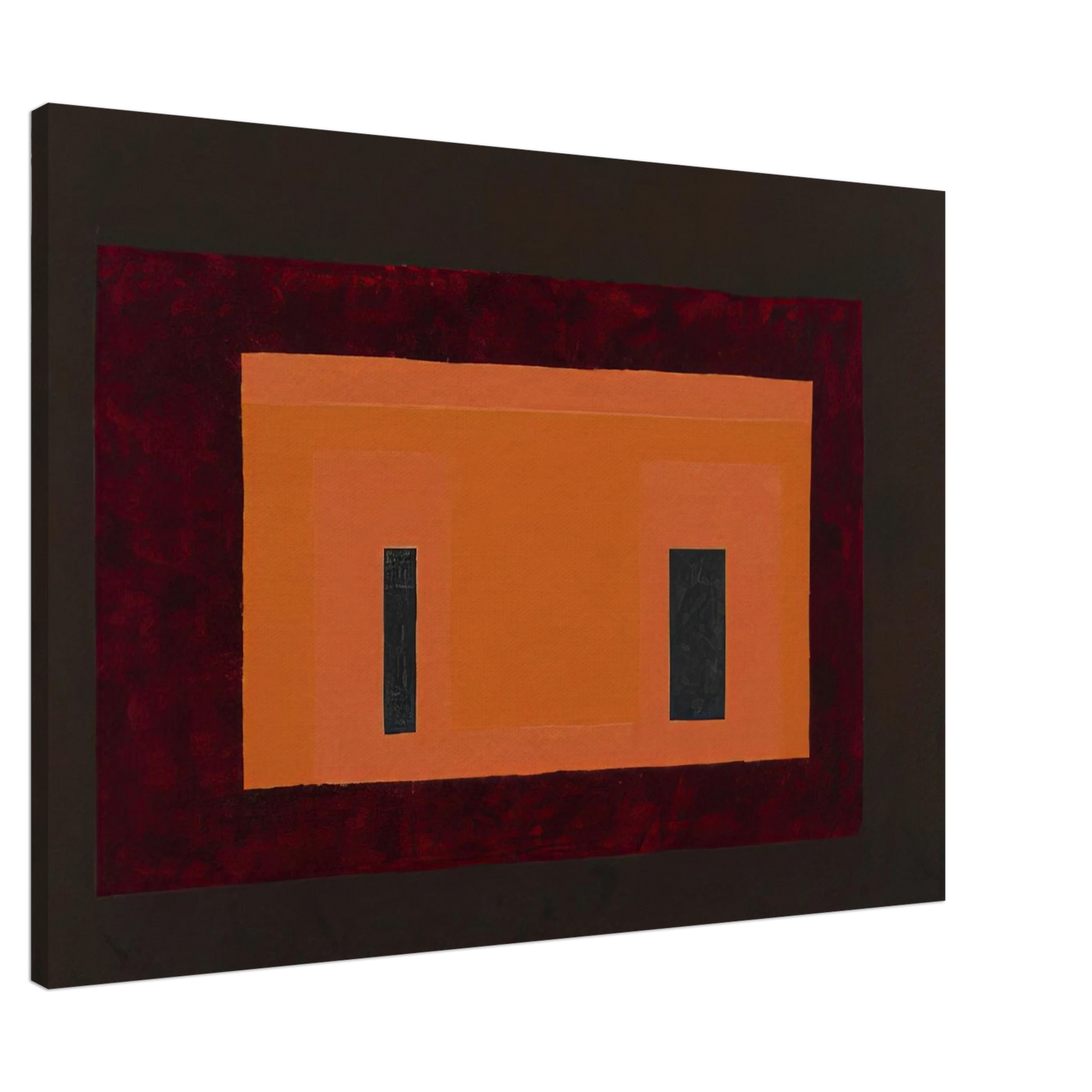Josef Albers - VARIANT ADOBE 1947 1 Canvas - 20x30 cm / 8x12 inches-canvas