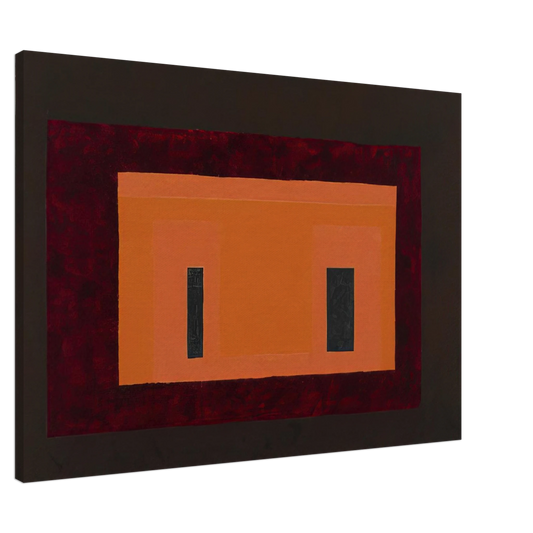 Josef Albers - VARIANT ADOBE 1947 1 Canvas - 20x30 cm / 8x12 inches-canvas