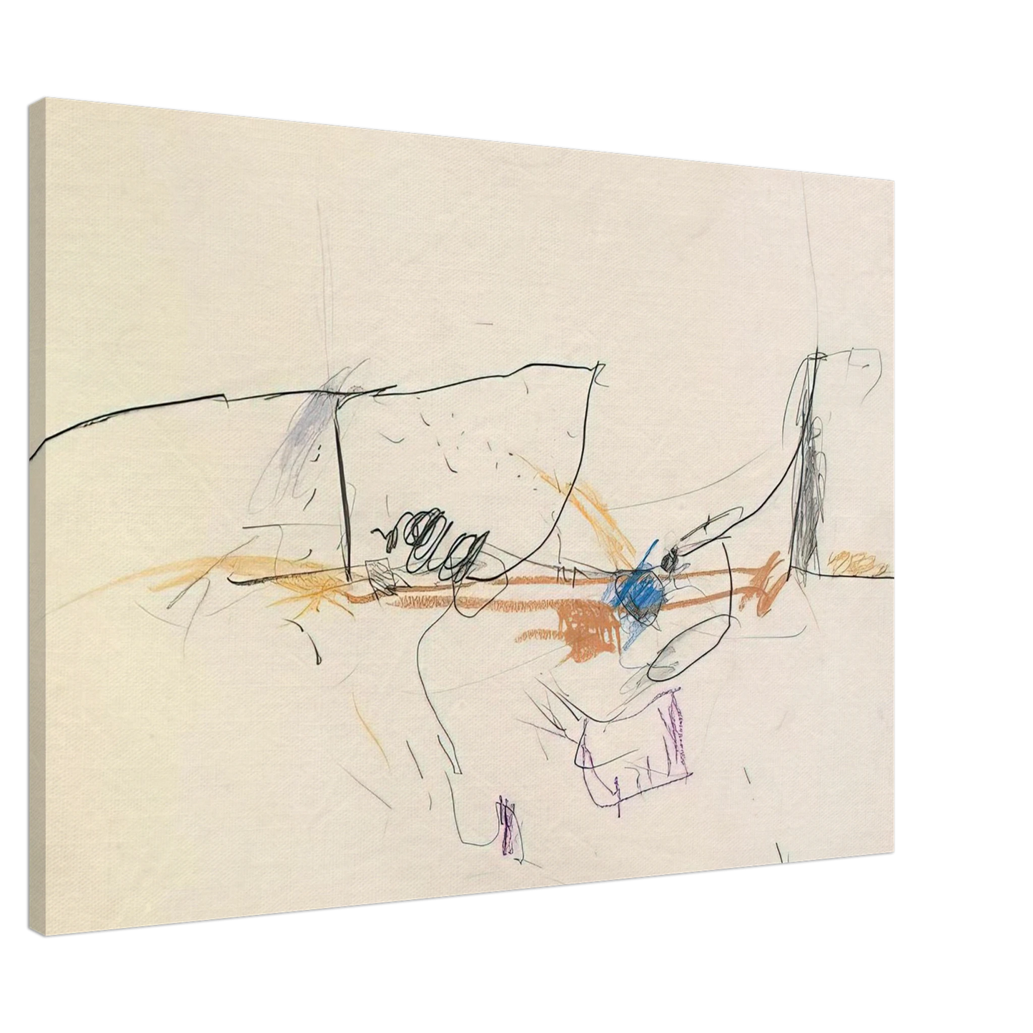 Gene Davis - Jumping Jack - 1978 Canvas - 20x30 cm / 8x12 inches-canvas