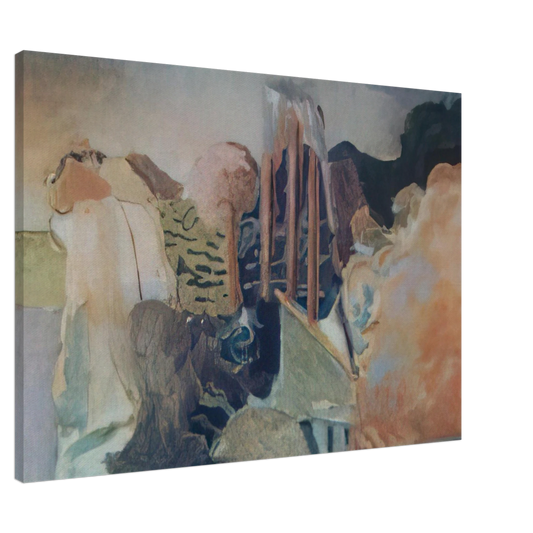 Menez - unknow ntitle - Lyrical Abstraction Canvas - 20x30 cm / 8x12 inches-canvas