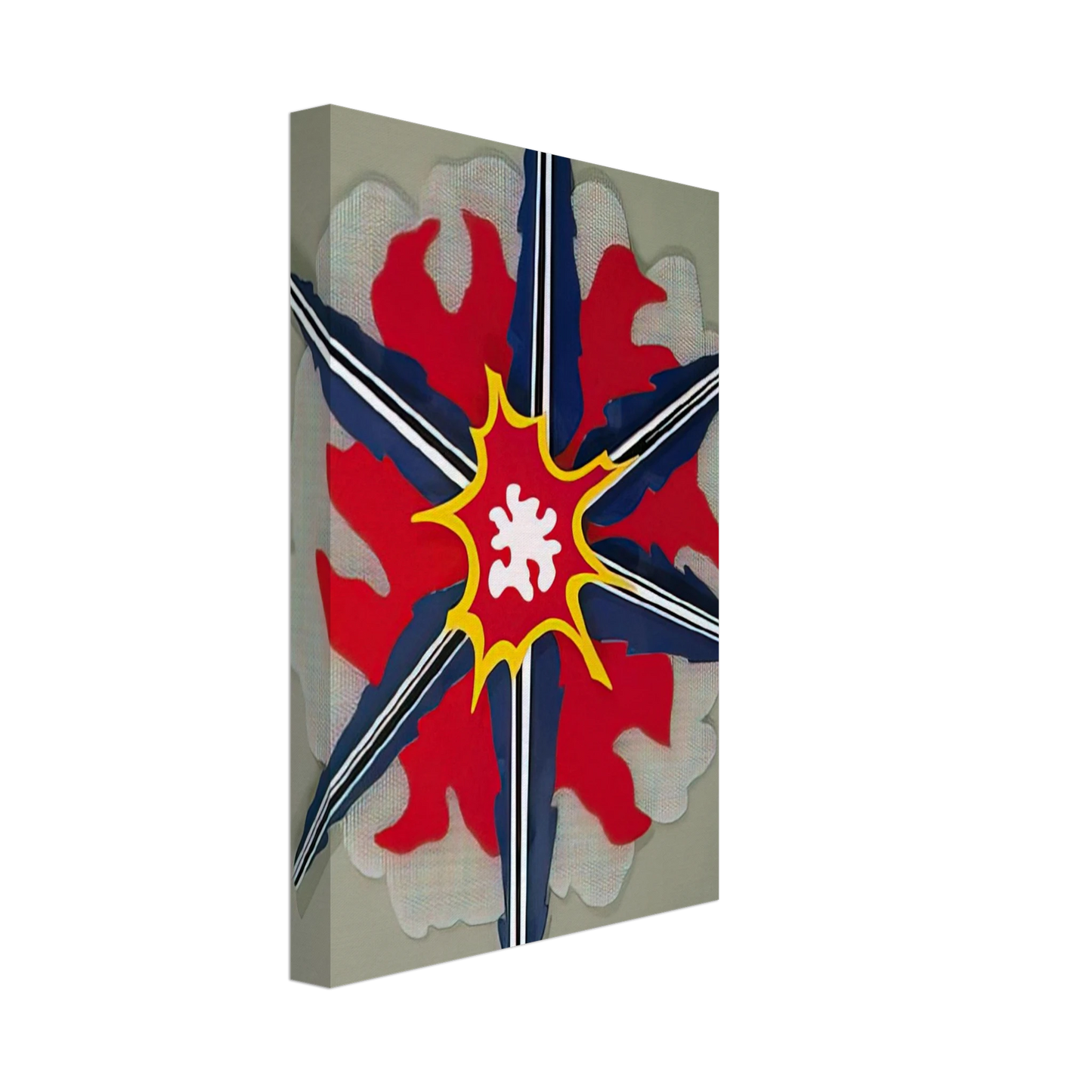 Roy Lichtenstein - WALL EXPLOSION II 1965 Canvas - 70x100 cm / 28x40 inches-canvas