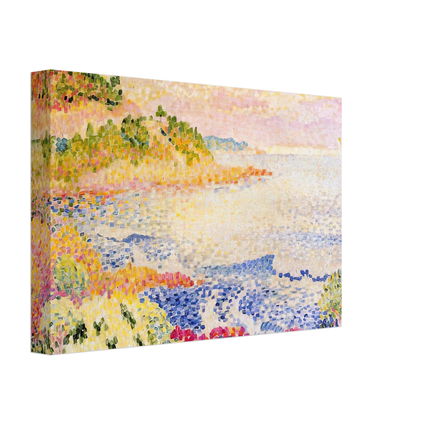 Henri-Edmond Cross - The Maures Canvas - 70x100 cm / 28x40 inches-canvas