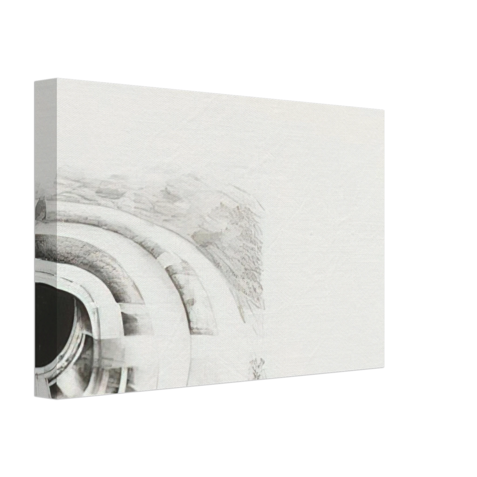 Lee Bontecou - NINTH STONE 1968 Canvas - 40x60 cm / 16x24 inches-canvas