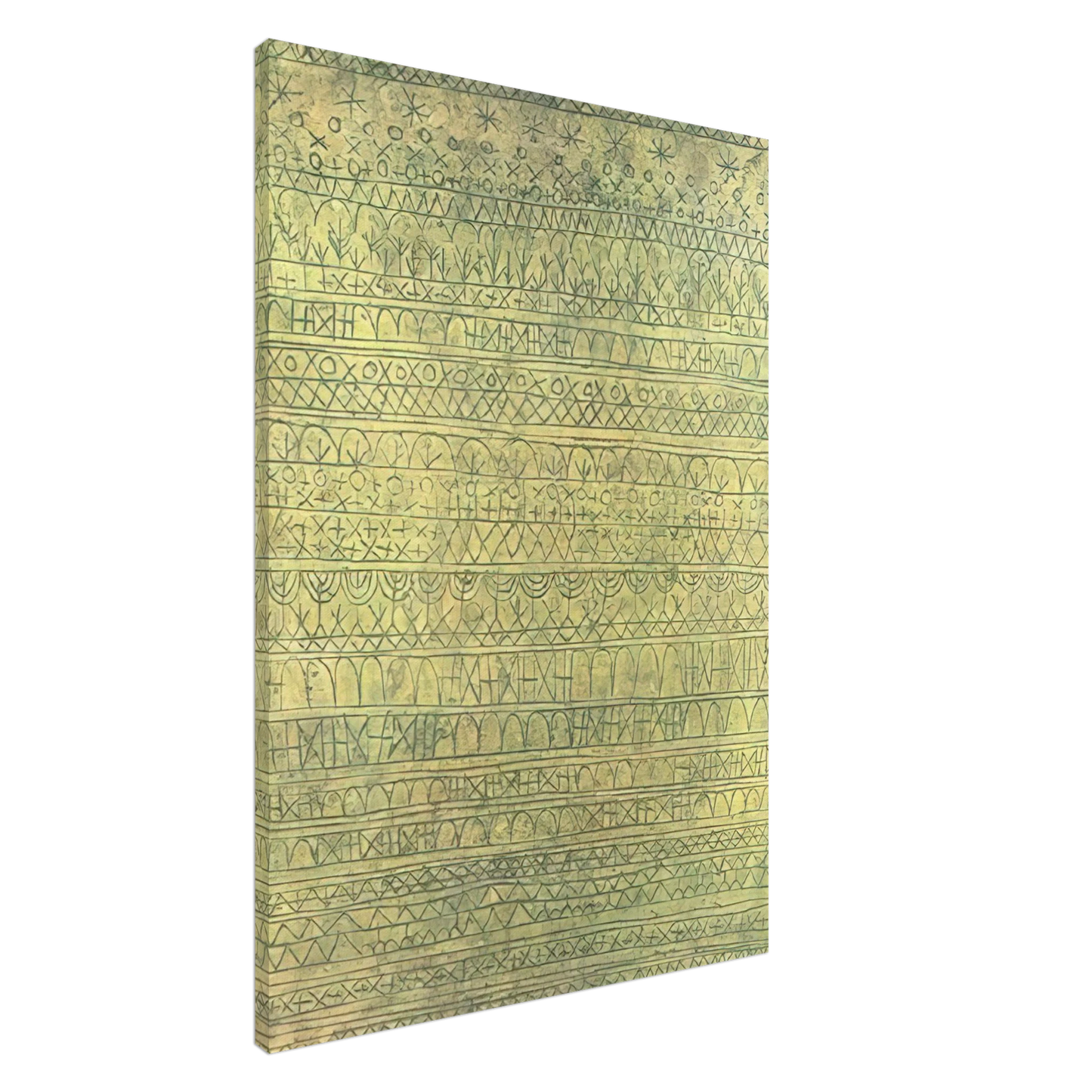 Paul Klee - PASTORAL RHYTHMS 1927 Canvas - 20x30 cm / 8x12 inches-canvas