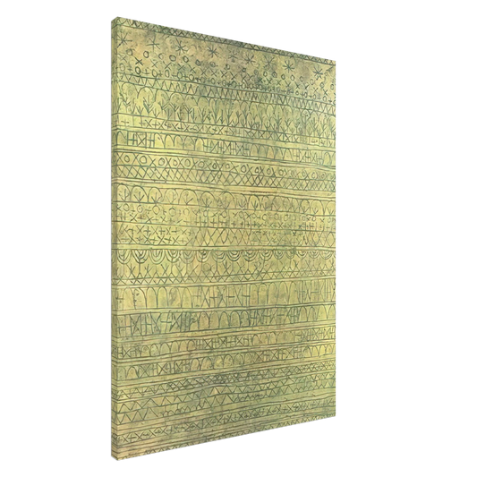 Paul Klee - PASTORAL RHYTHMS 1927 Canvas - 20x30 cm / 8x12 inches-canvas