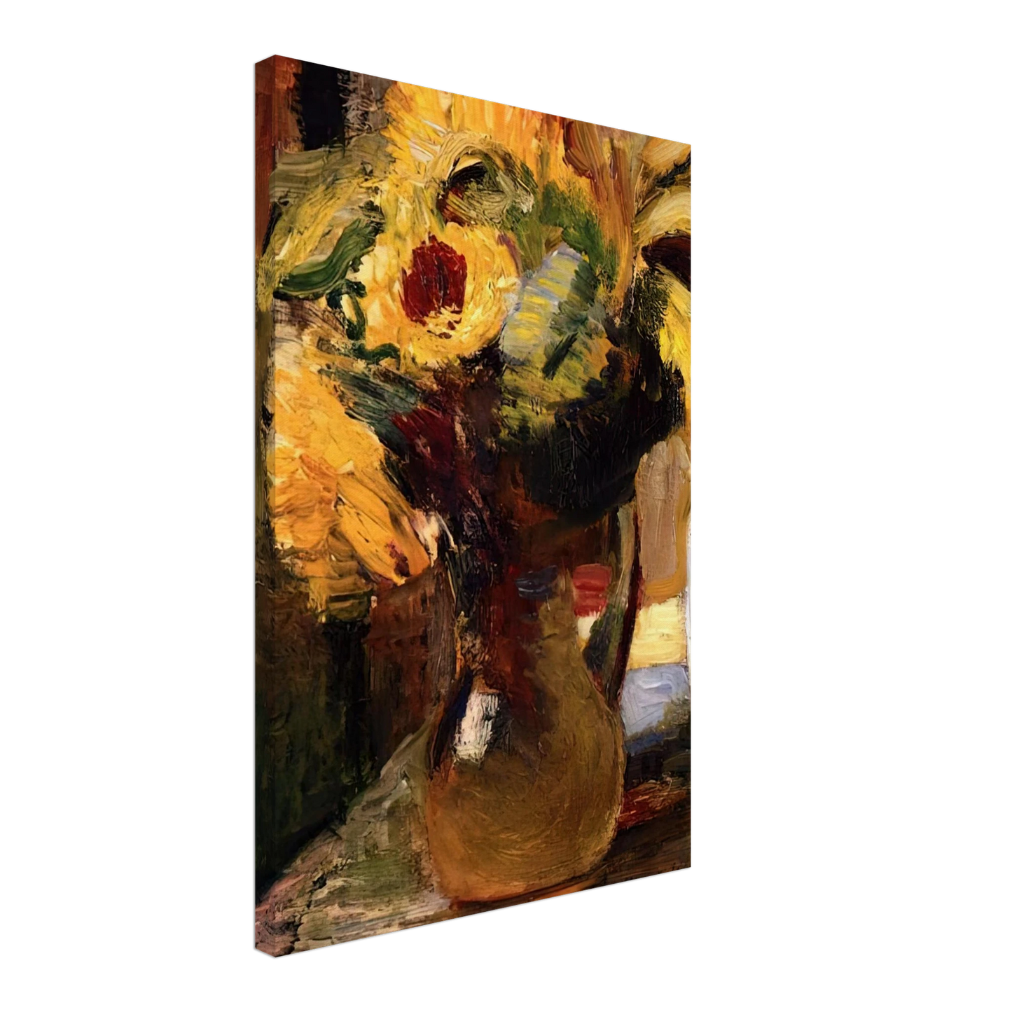 Henri Matisse - BOUQUET OF SUNFLOWERS 1897 Canvas - 70x100 cm / 28x40 inches-canvas