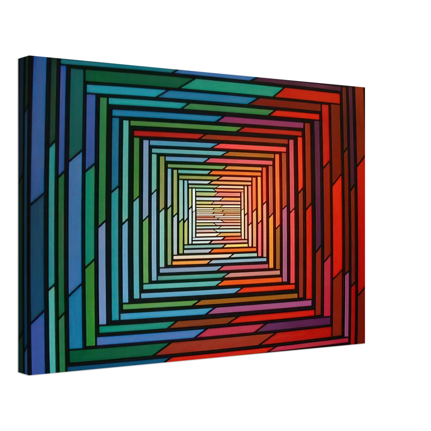 Piero Dorazio - No â€“ Stop - 1996 Canvas - 70x100 cm / 28x40 inches-canvas