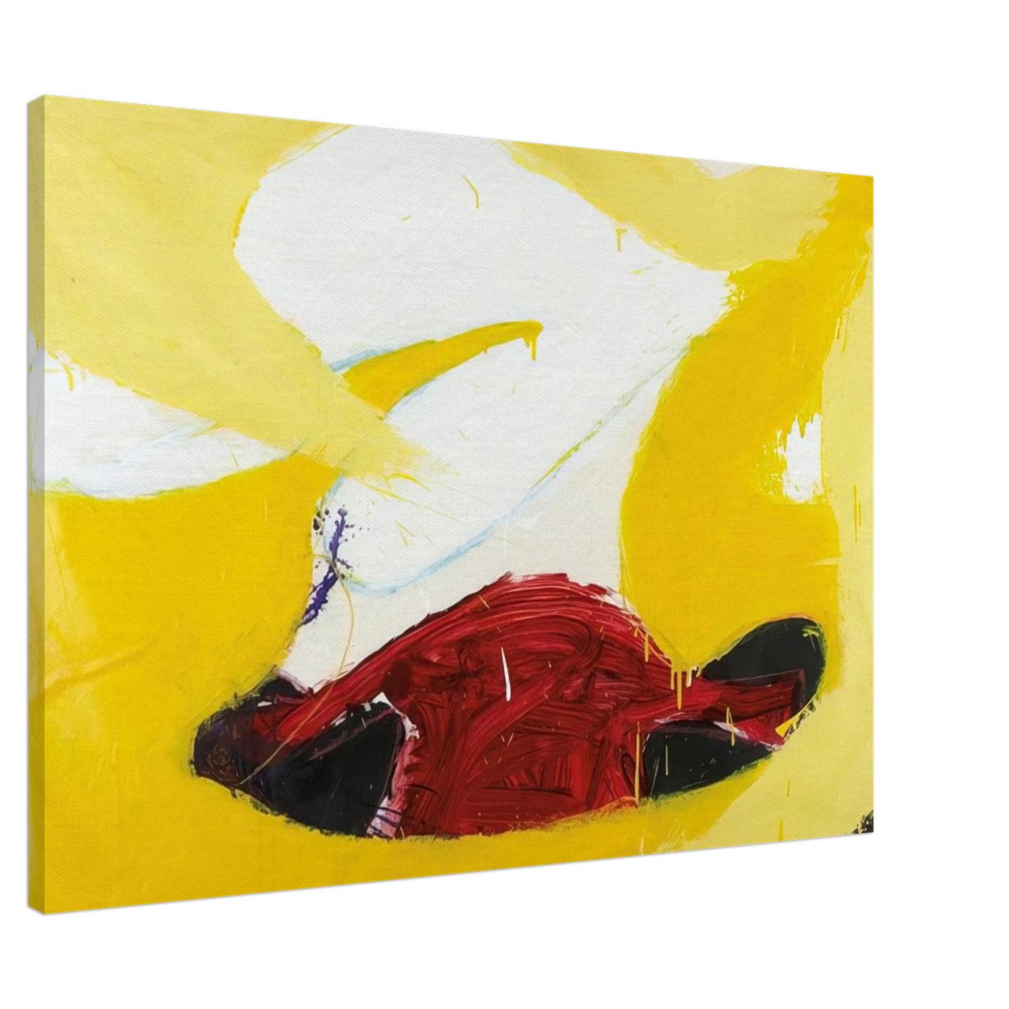 Norman Bluhm - Untitled - 1972 Canvas - 20x30 cm / 8x12 inches-canvas