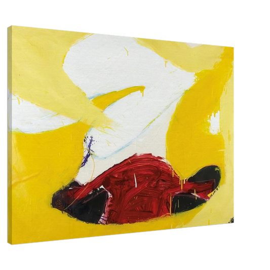 Norman Bluhm - Untitled - 1972 Canvas - 20x30 cm / 8x12 inches-canvas