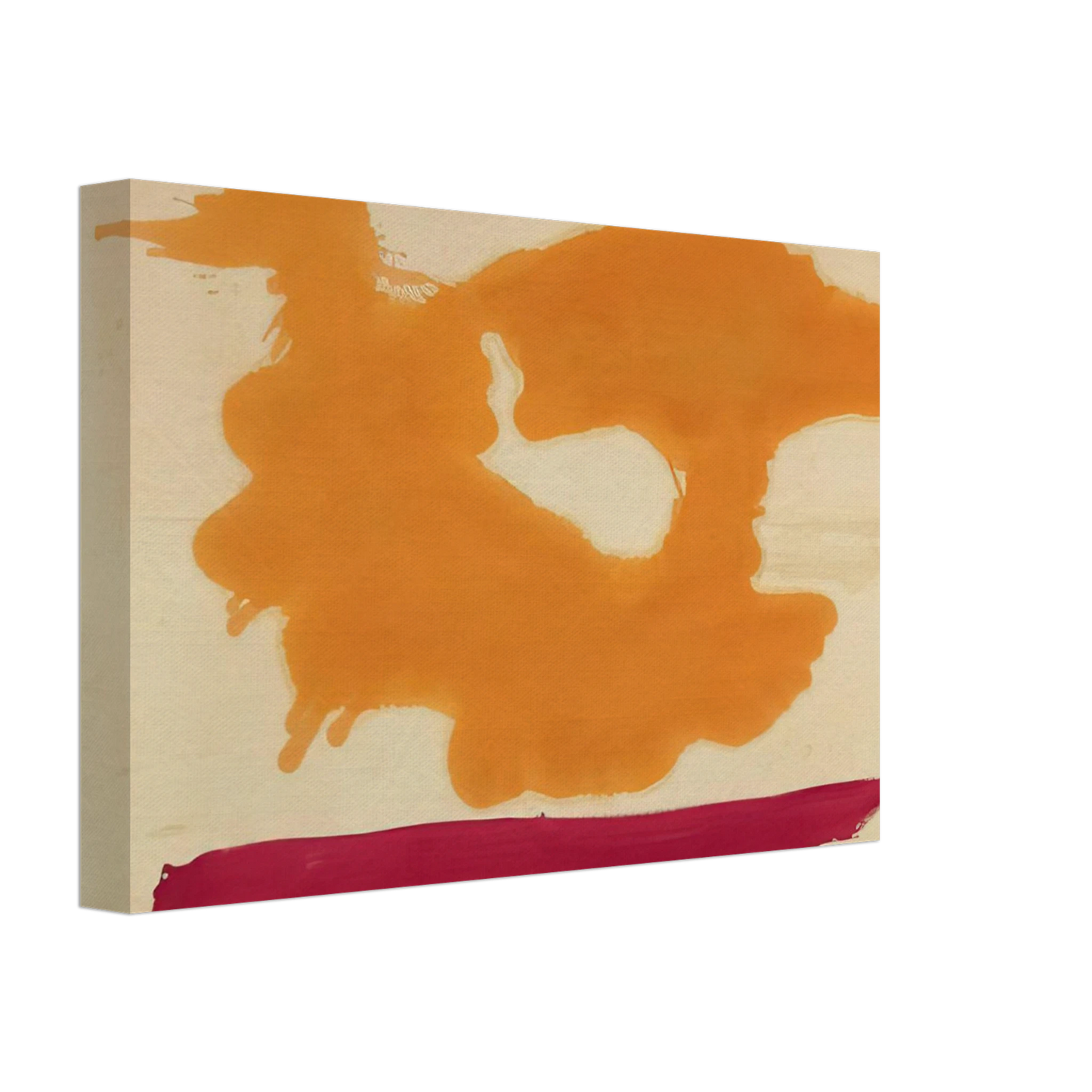 Helen Frankenthaler - Only Orange - 1963 Canvas - 70x100 cm / 28x40 inches-canvas