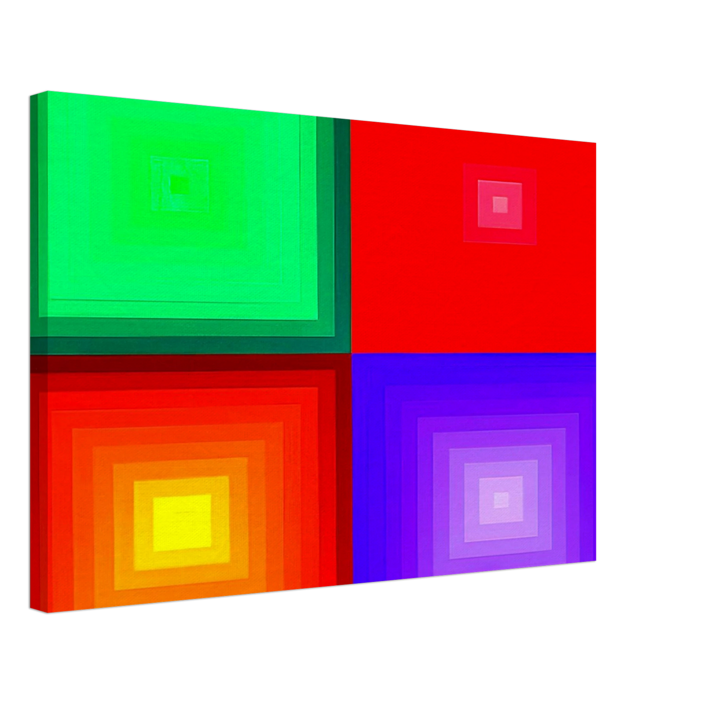 Victor Vasarely - DVA-DVA - 1986 Canvas - 70x100 cm / 28x40 inches-canvas