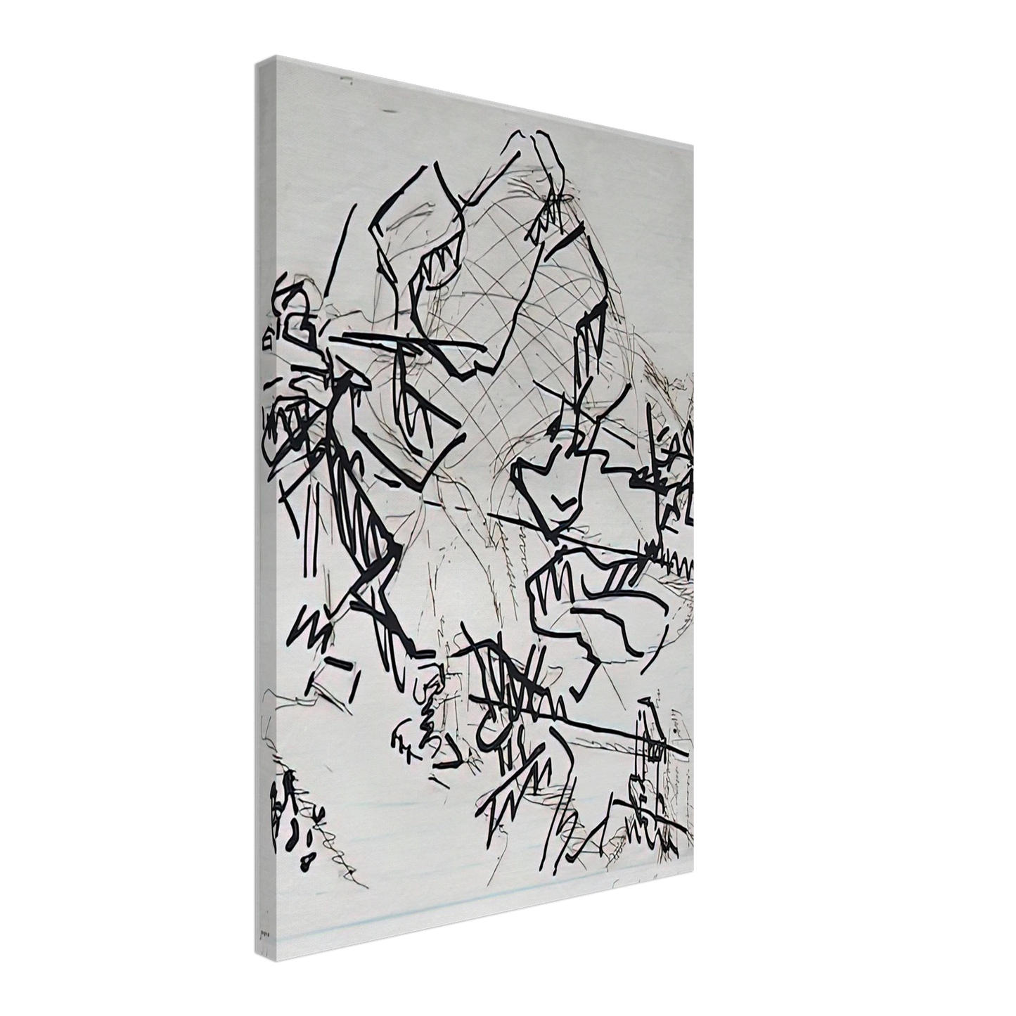 Frank Auerbach - TREE AT TRETIRE II Canvas - 40x60 cm / 16x24 inches-canvas