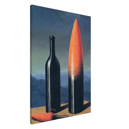 Rene Magritte - THE EXPLANATION 1952 Canvas - 20x30 cm / 8x12 inches-canvas