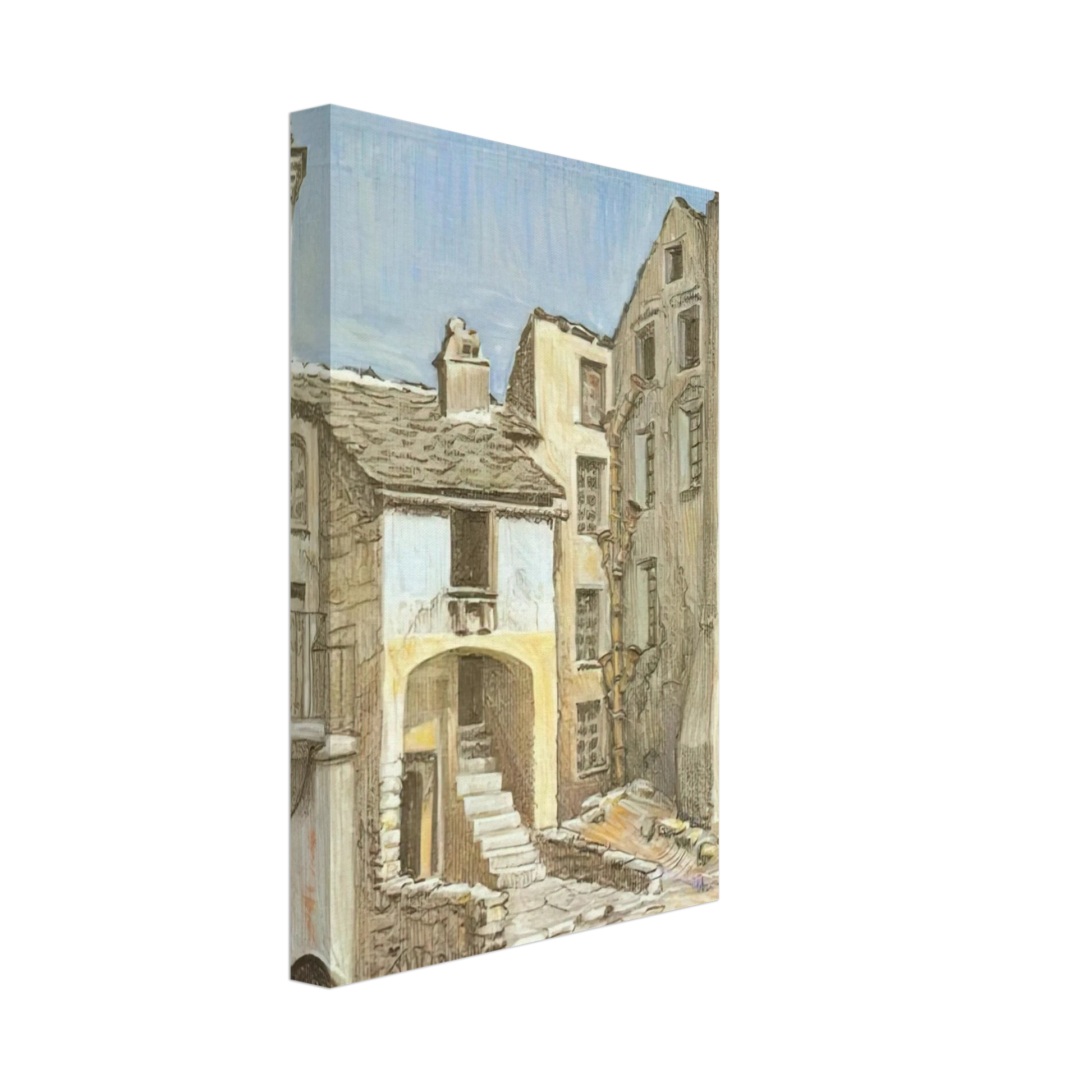 MC Escher - CORTE CORSICA Canvas - 40x60 cm / 16x24 inches-canvas