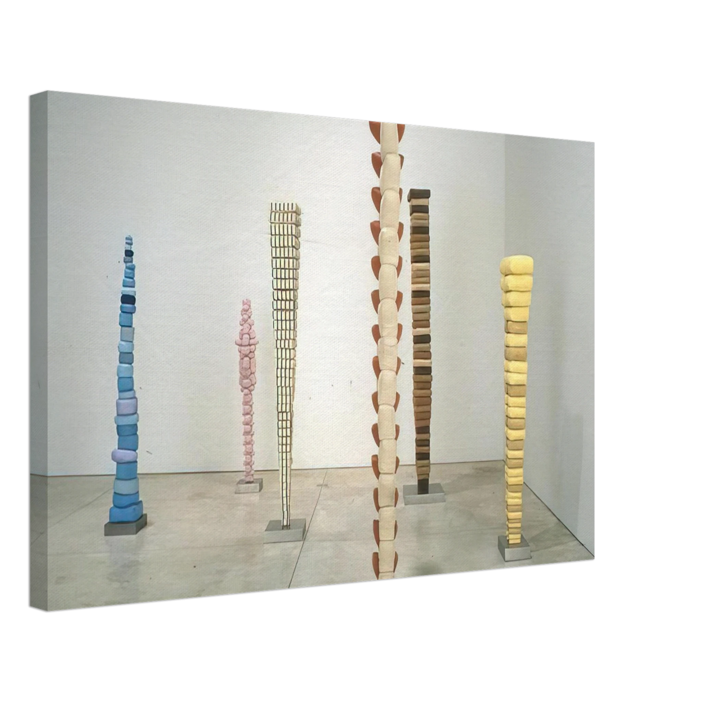 Louise Bourgeois - CHARACTERS 1965 Canvas - 70x100 cm / 28x40 inches-canvas