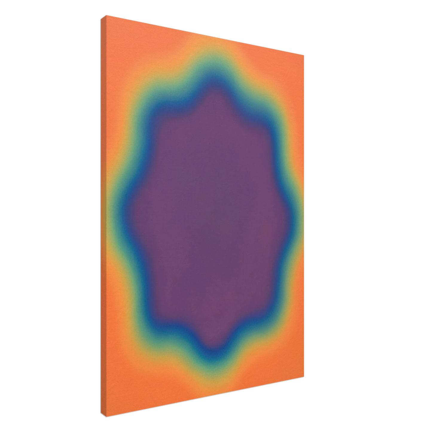 Wojciech Fangor - M-39 - 1969 Canvas - 20x30 cm / 8x12 inches-canvas