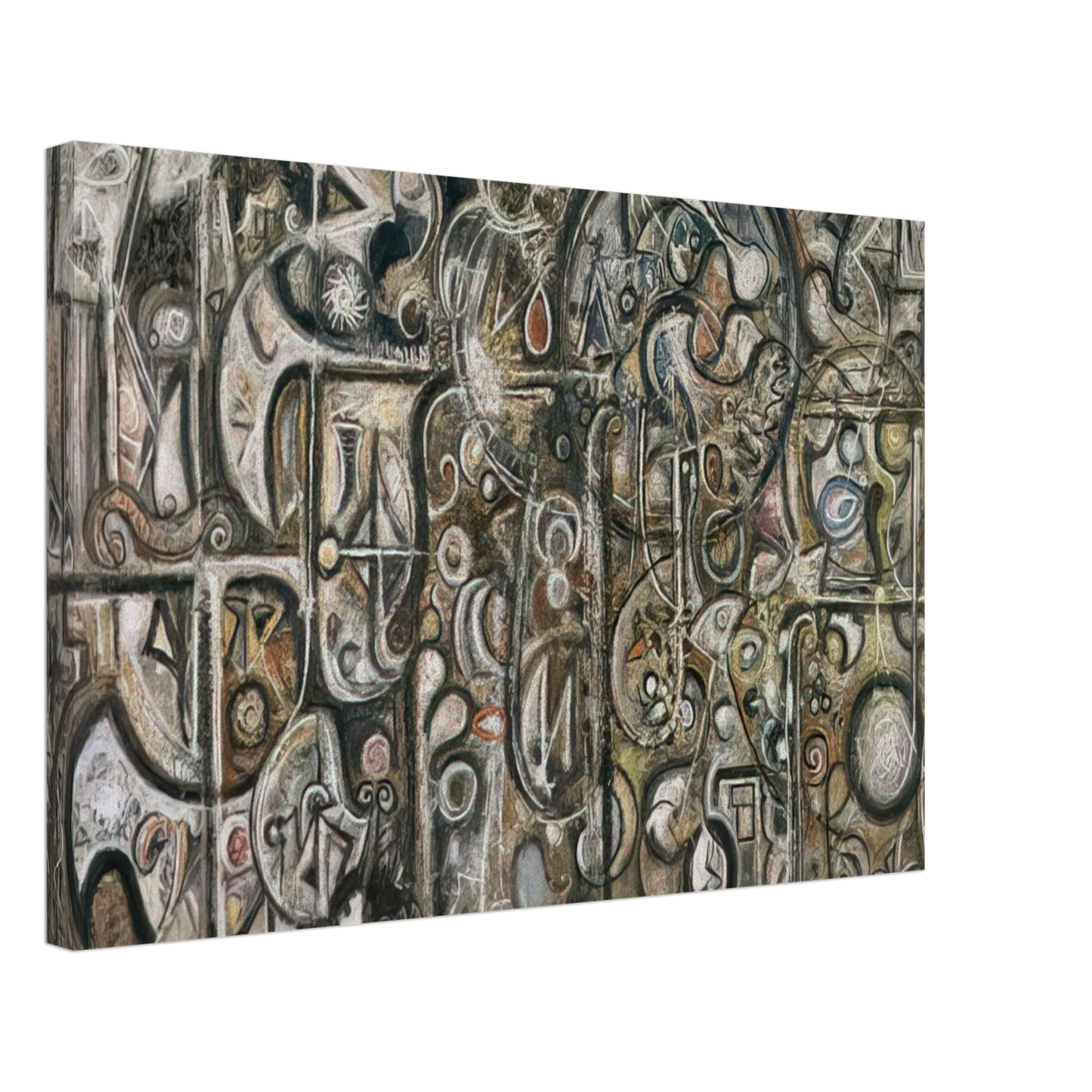 Richard Pousette-Dart - Symphony No. 1, The Transcendental Canvas - 40x60 cm / 16x24 inches-canvas