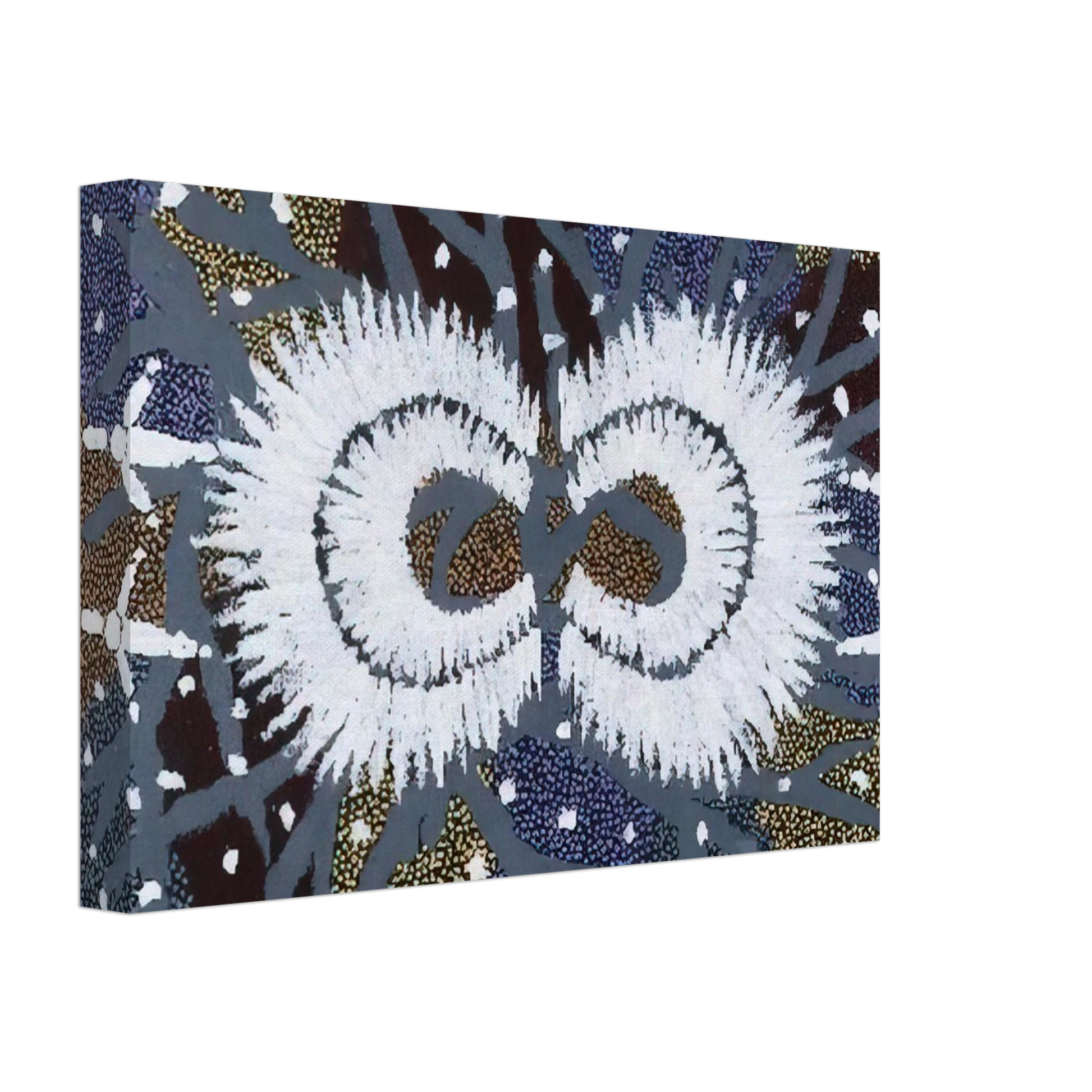 Clifford Possum Tjapaltjarri - Eagle Dreaming - 1999 Canvas - 40x60 cm / 16x24 inches-canvas