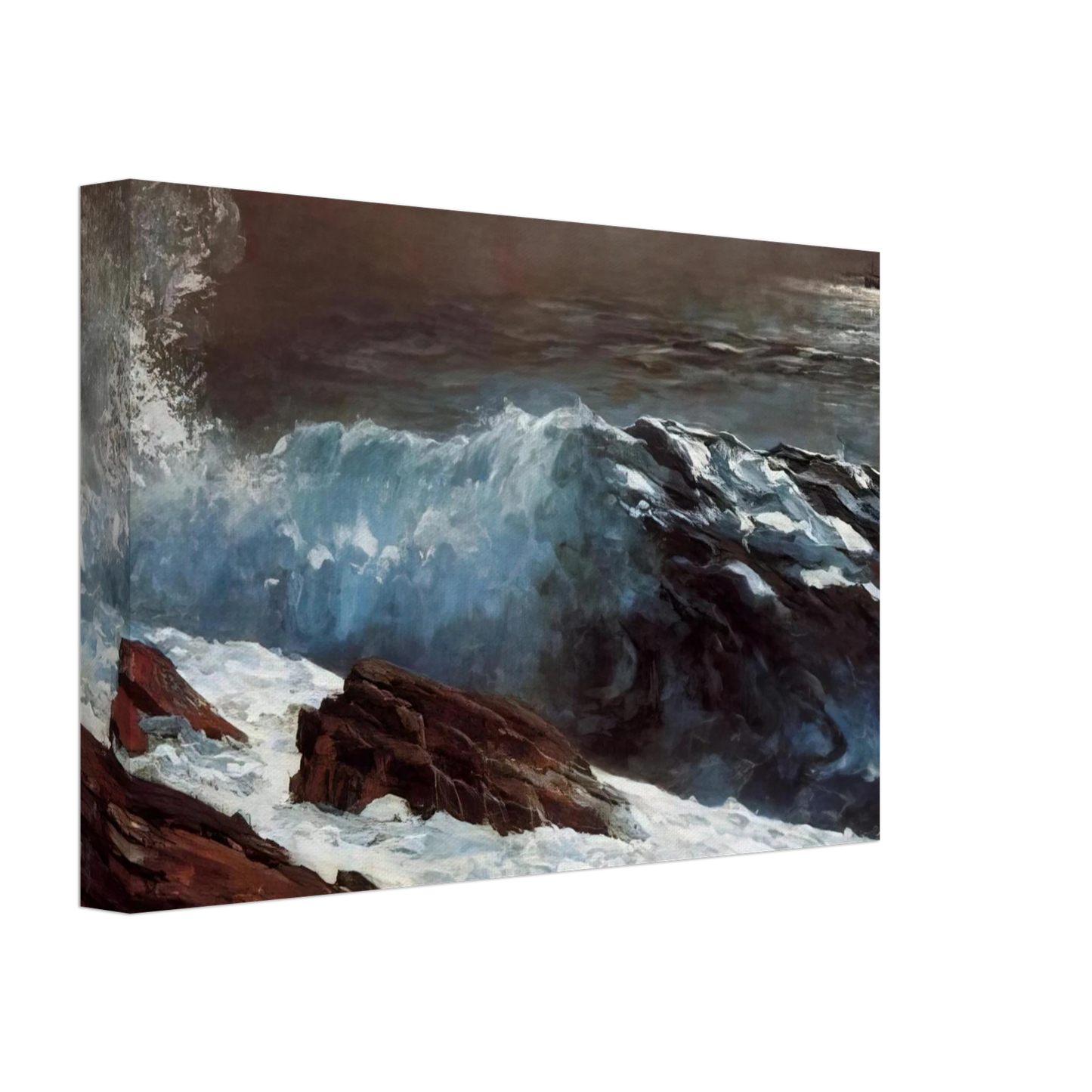 Winslow Homer - SUNLIGHT ON THE COAST Canvas - 40x60 cm / 16x24 inches-canvas