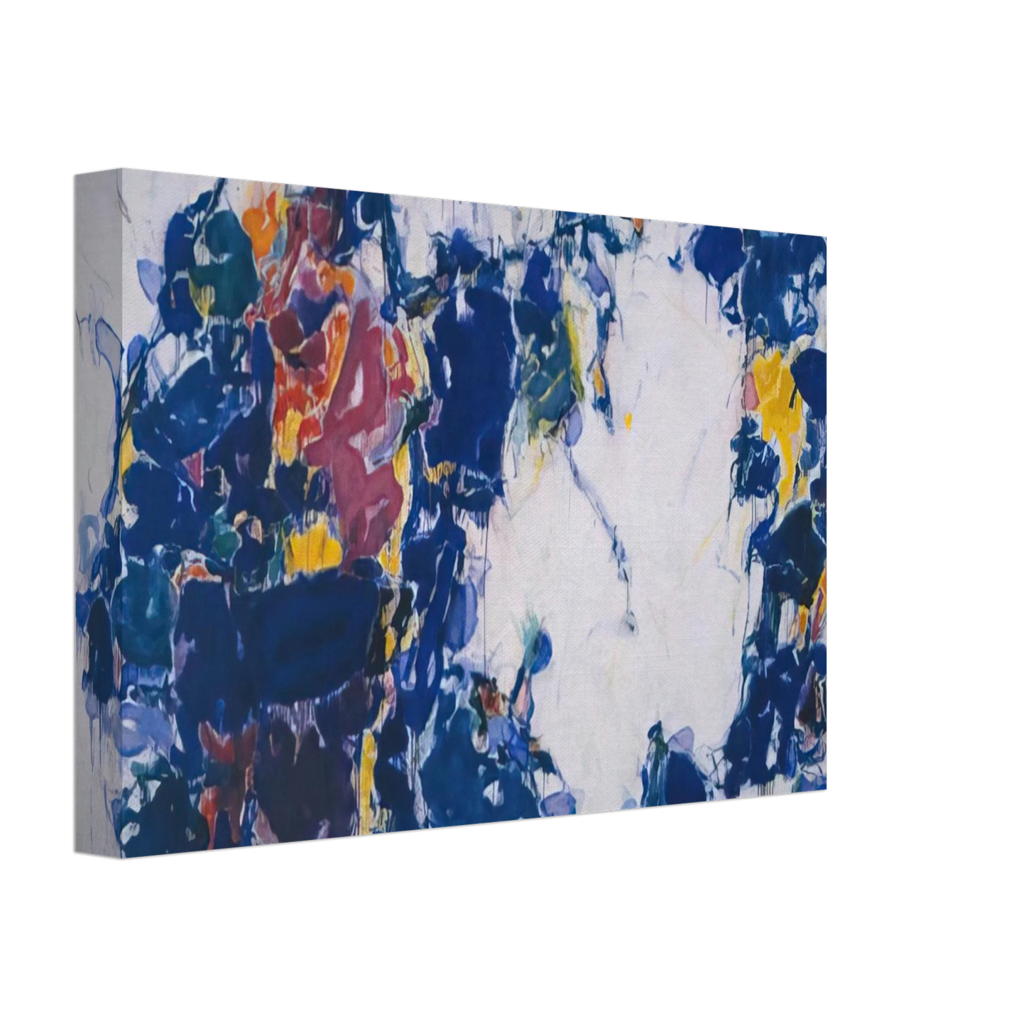 Sam Francis - Around the Blues Canvas - 70x100 cm / 28x40 inches-canvas