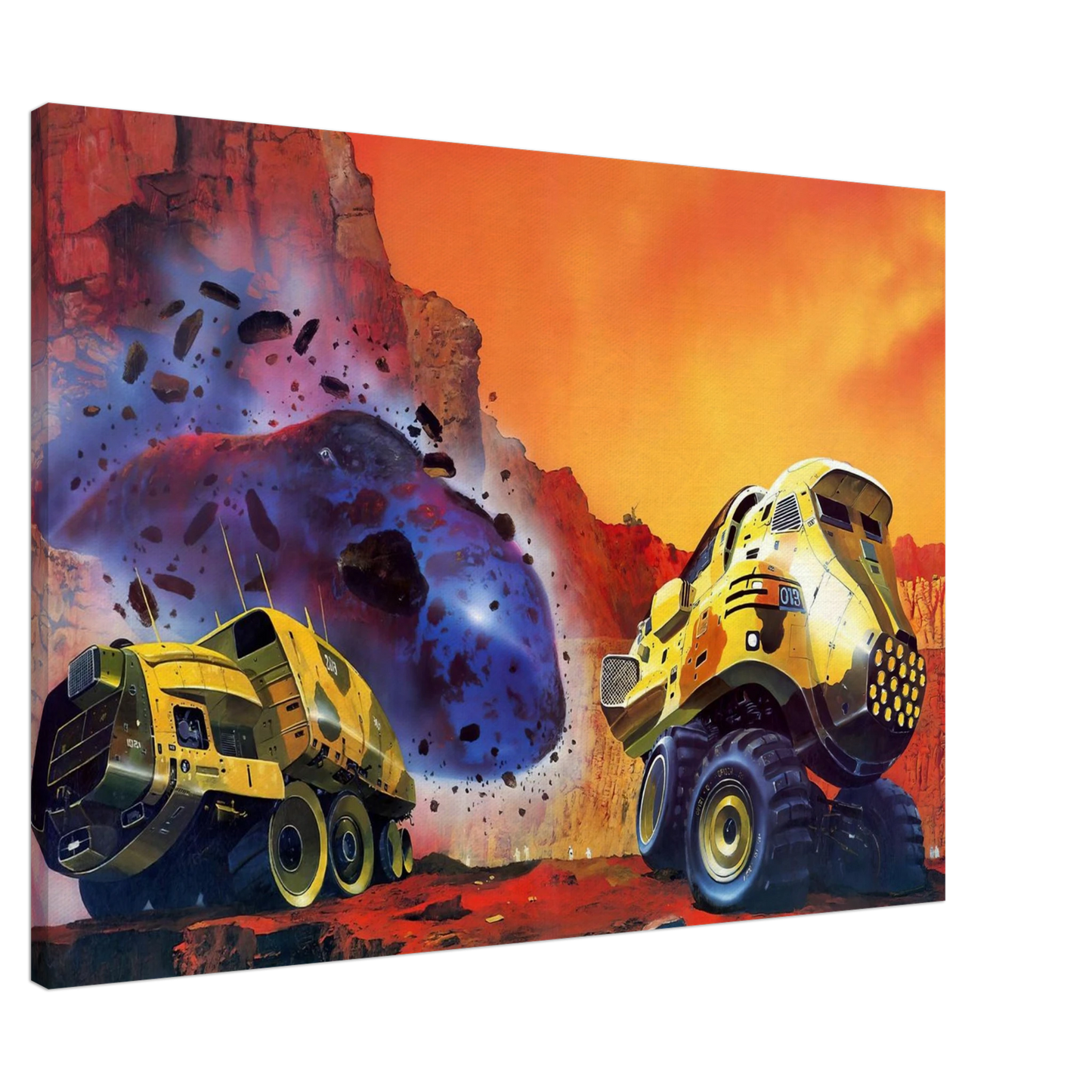 Chris Foss - Chris Foss Canvas - 20x30 cm / 8x12 inches-canvas