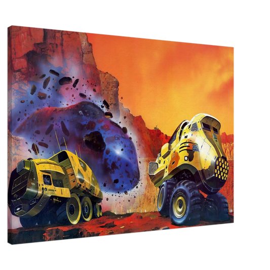 Chris Foss - Chris Foss Canvas - 20x30 cm / 8x12 inches-canvas