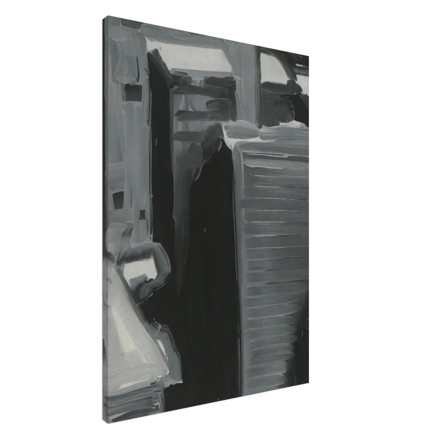 Gerhard Richter - TOWNSCAPE 1968 Canvas - 20x30 cm / 8x12 inches-canvas