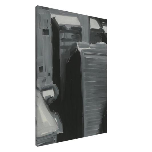 Gerhard Richter - TOWNSCAPE 1968 Canvas - 20x30 cm / 8x12 inches-canvas