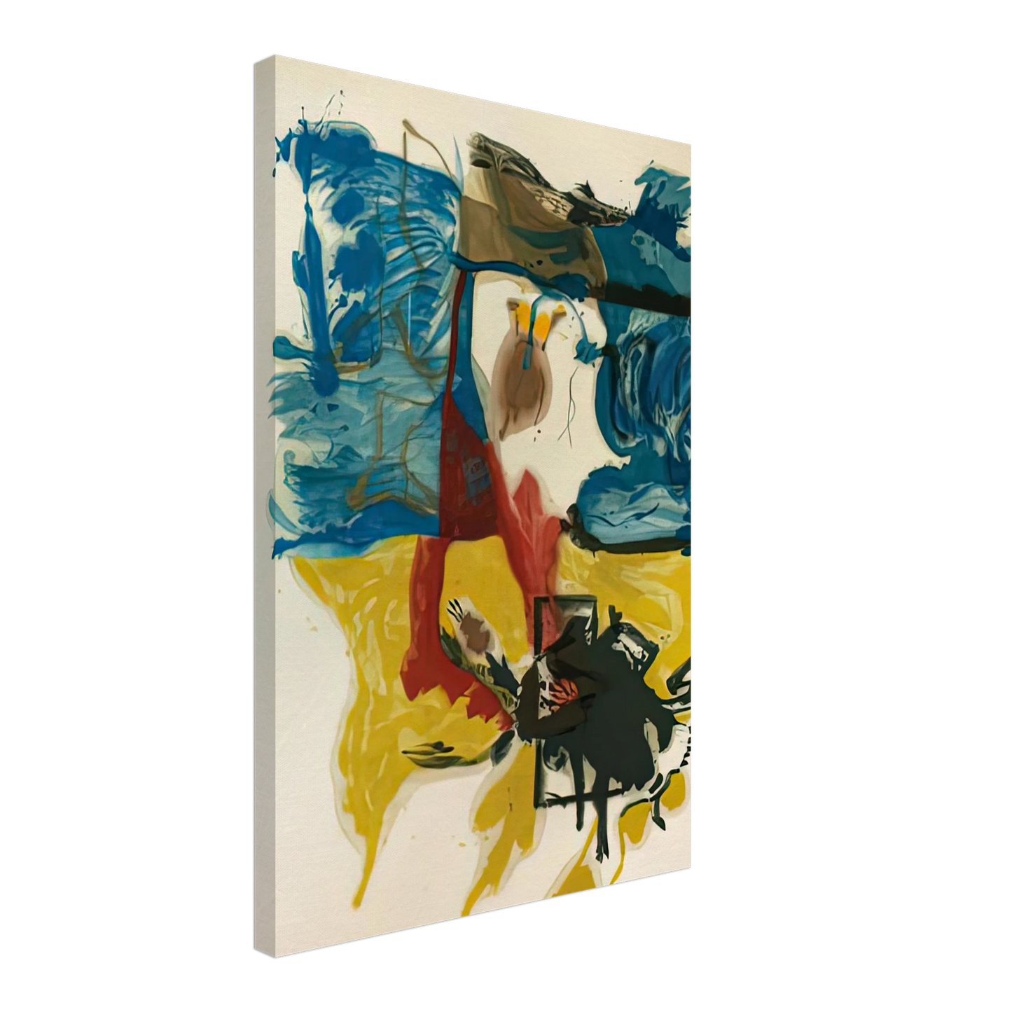 Helen Frankenthaler - Beach Scene, 1961- Canvas - 70x100 cm / 28x40 inches-canvas