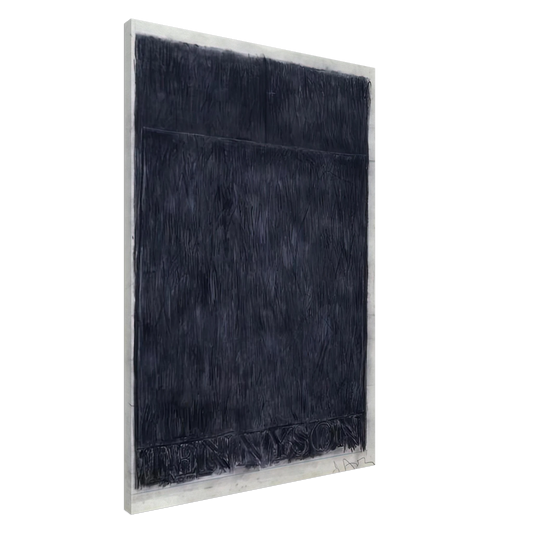 Jasper Johns - TENNYSON 1959 Canvas - 20x30 cm / 8x12 inches-canvas