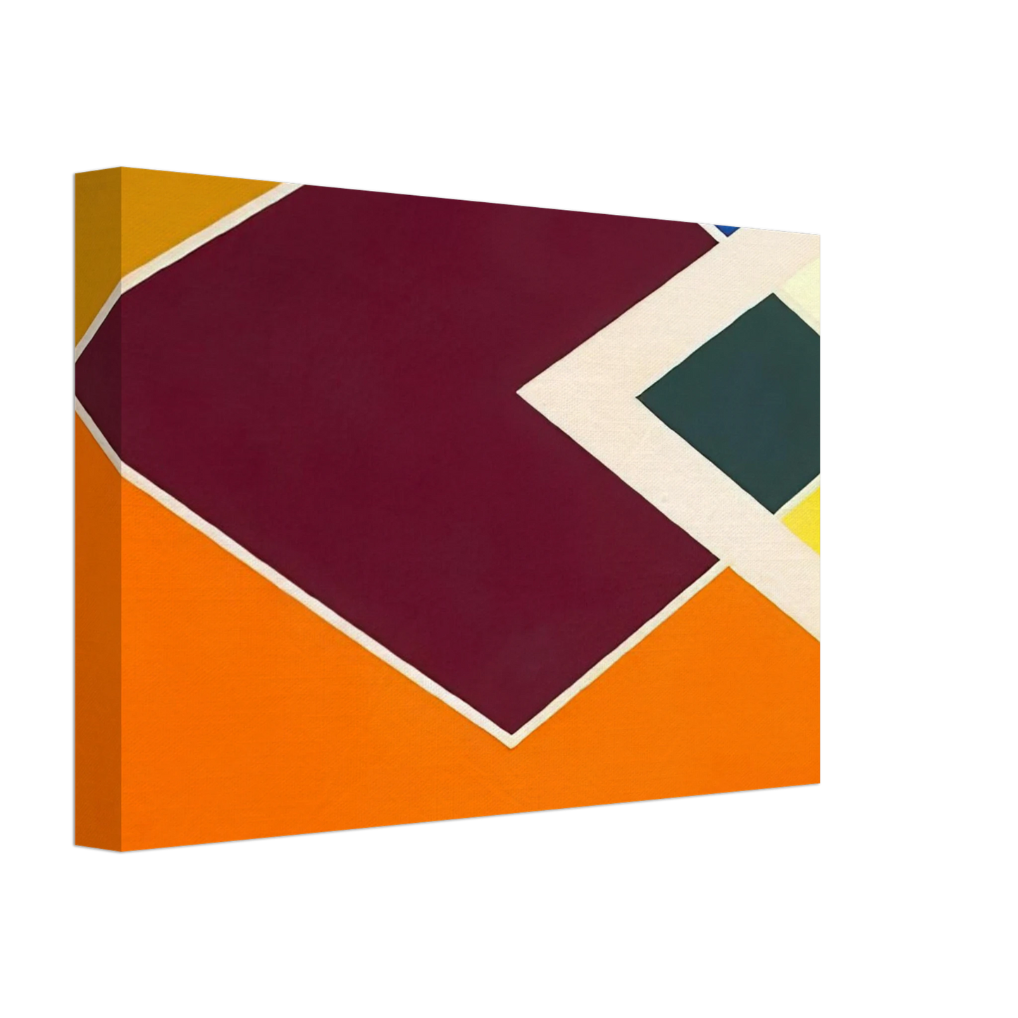 Larry Zox - Batticaloa from the Diamond Drill series - Hard Edge Painting Canvas - 40x60 cm / 16x24 inches-canvas