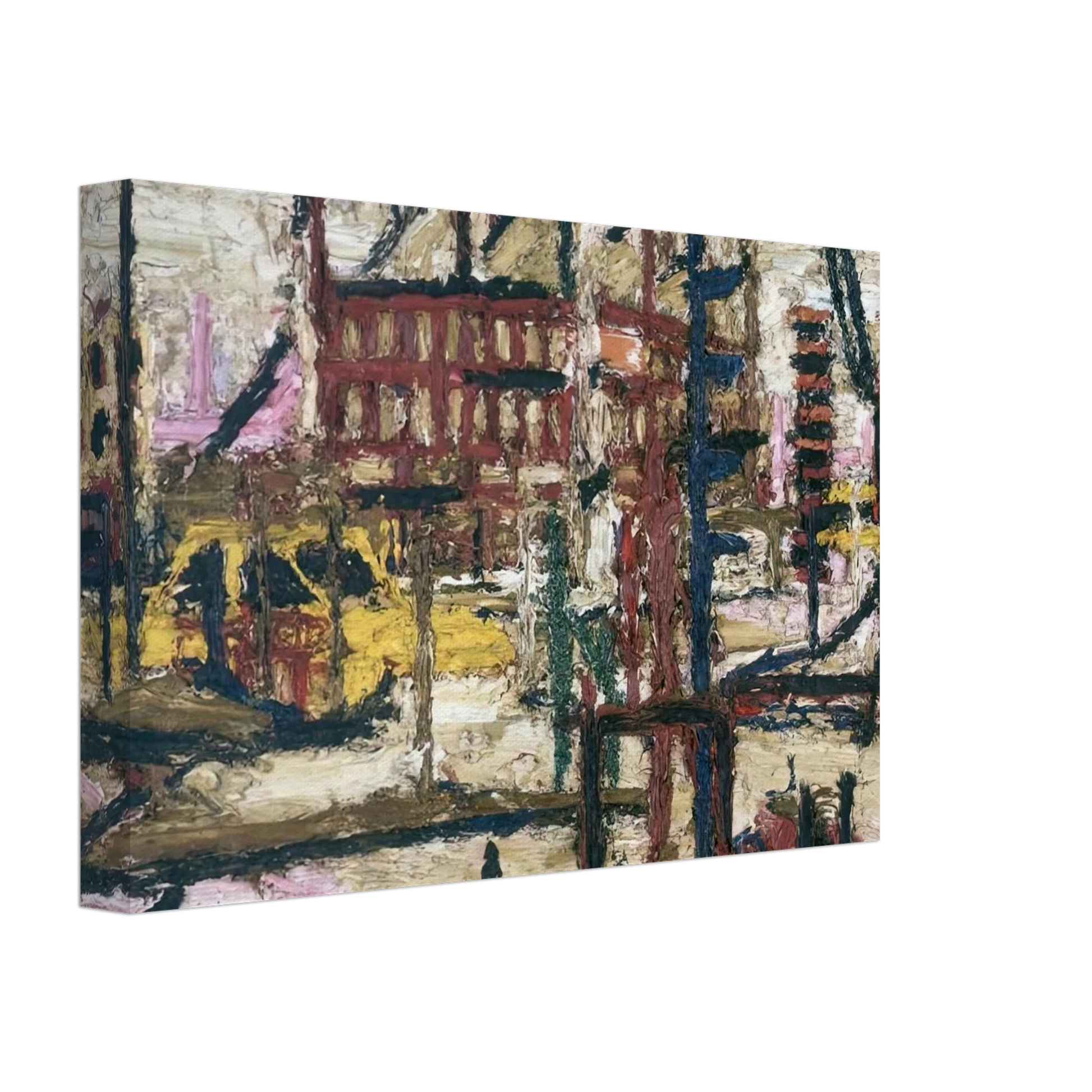 Frank Auerbach - MORNINGTON CRESCENT Canvas - 40x60 cm / 16x24 inches-canvas