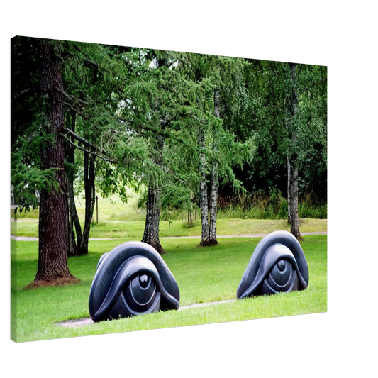 Louise Bourgeois - EYE BENCHES II 1997 Canvas - 20x30 cm / 8x12 inches-canvas