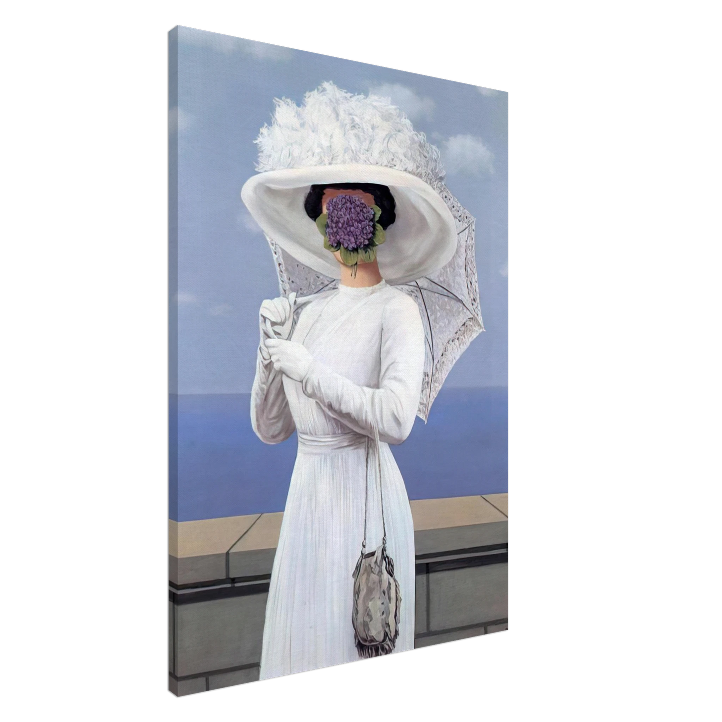 Rene Magritte - THE GREAT WAR 1964 1 Canvas - 20x30 cm / 8x12 inches-canvas