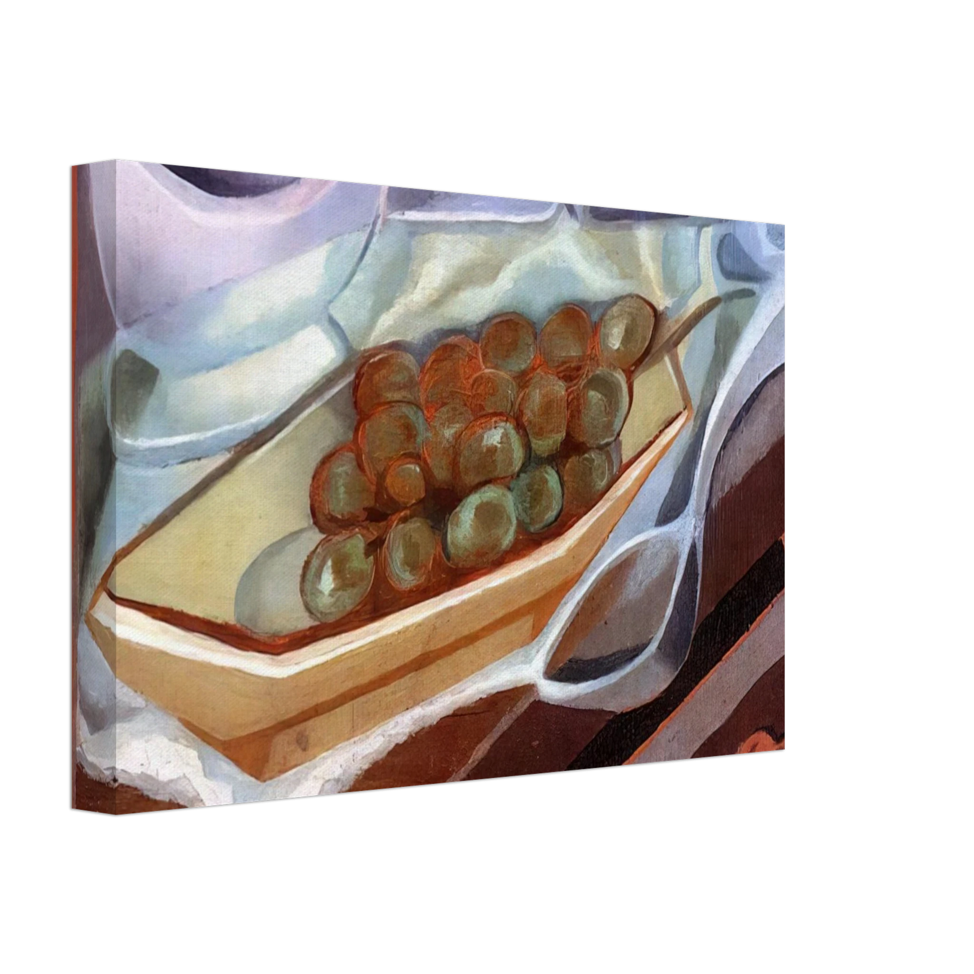 Juan Gris - THE BUNCH OF GRAPES 1924 Canvas - 70x100 cm / 28x40 inches-canvas