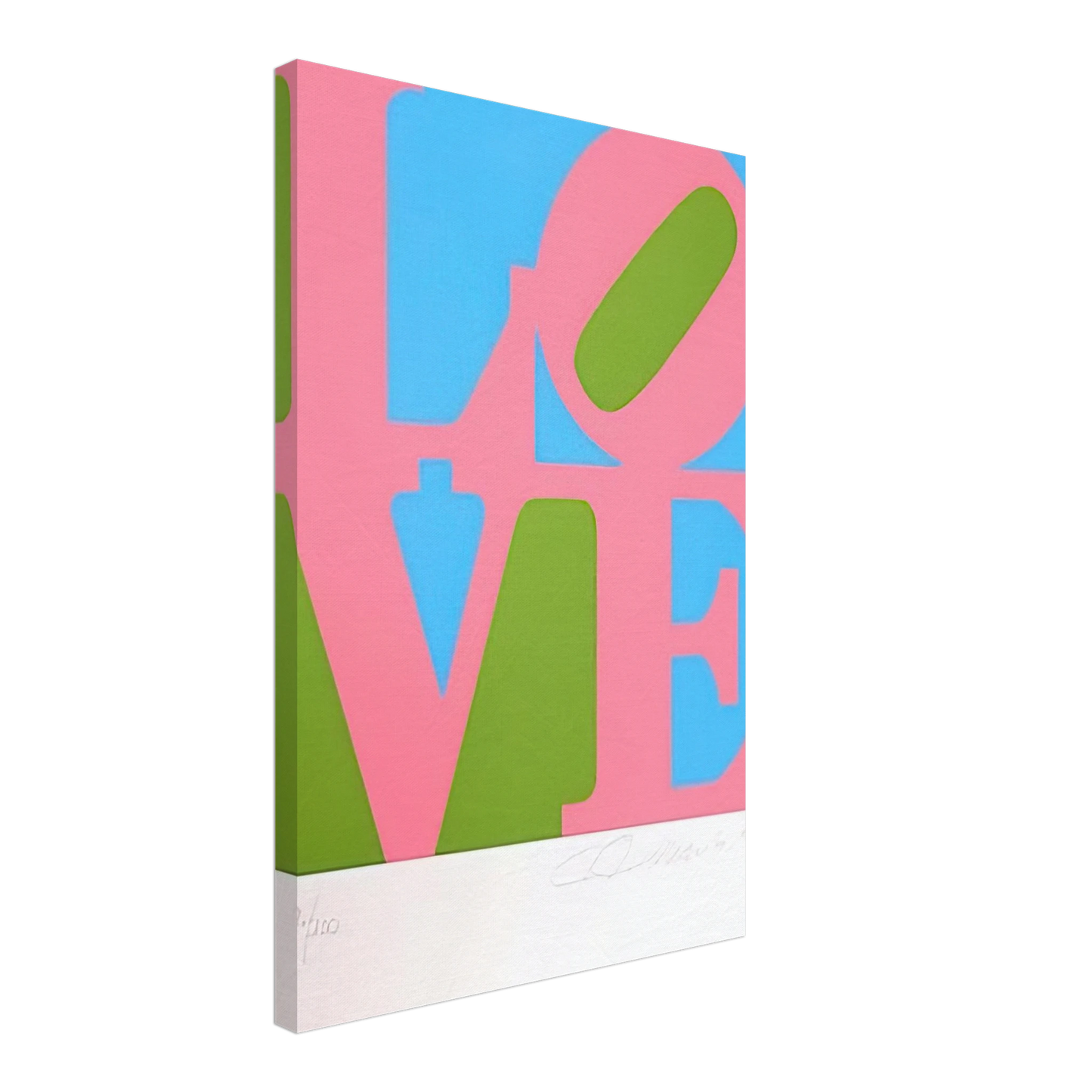 Robert Indiana - The Book of Love #11 Canvas - 40x60 cm / 16x24 inches-canvas