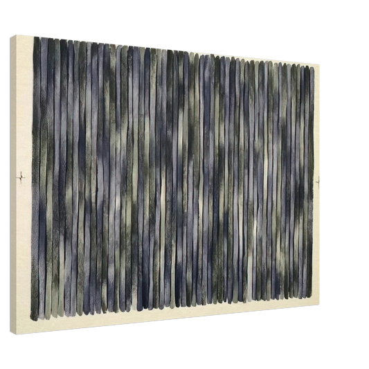 Gene Davis - Adam's Rib - 1980 Canvas - 20x30 cm / 8x12 inches-canvas