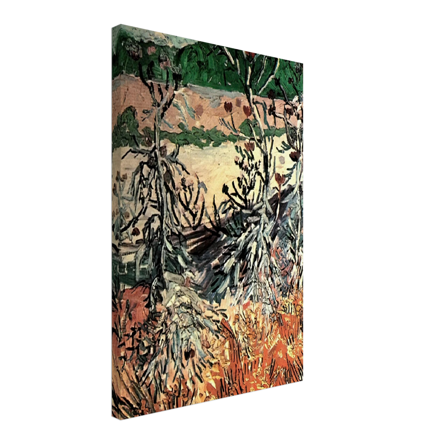 Vincent van Gogh - Thistles Canvas - 70x100 cm / 28x40 inches-canvas