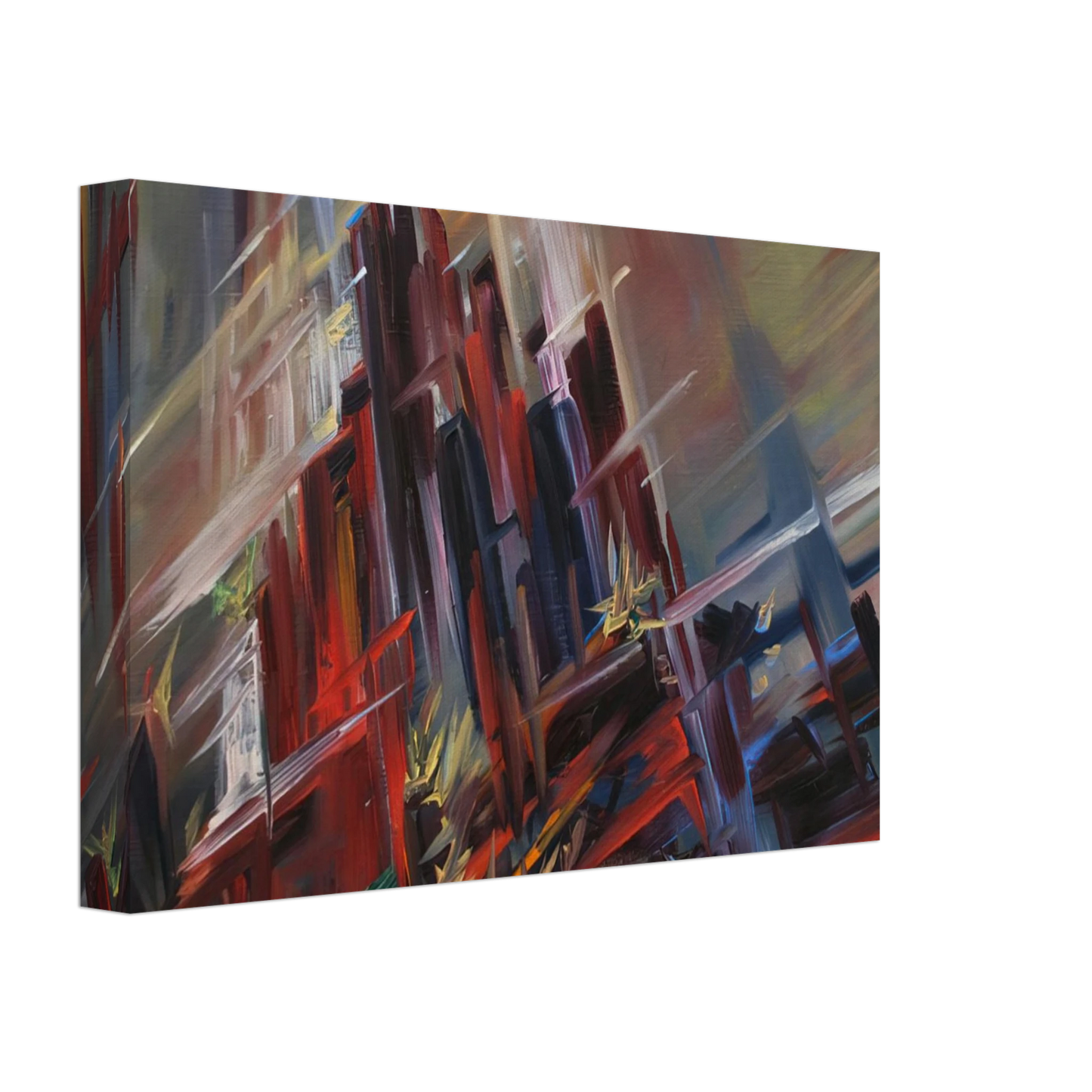 Konrad Zuse - Inferno - 1974 Canvas - 40x60 cm / 16x24 inches-canvas